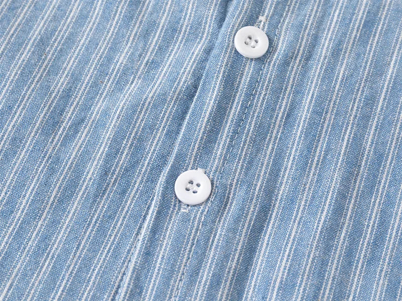 Short Sleeve Polo Shirt for Children Casual Mandarin