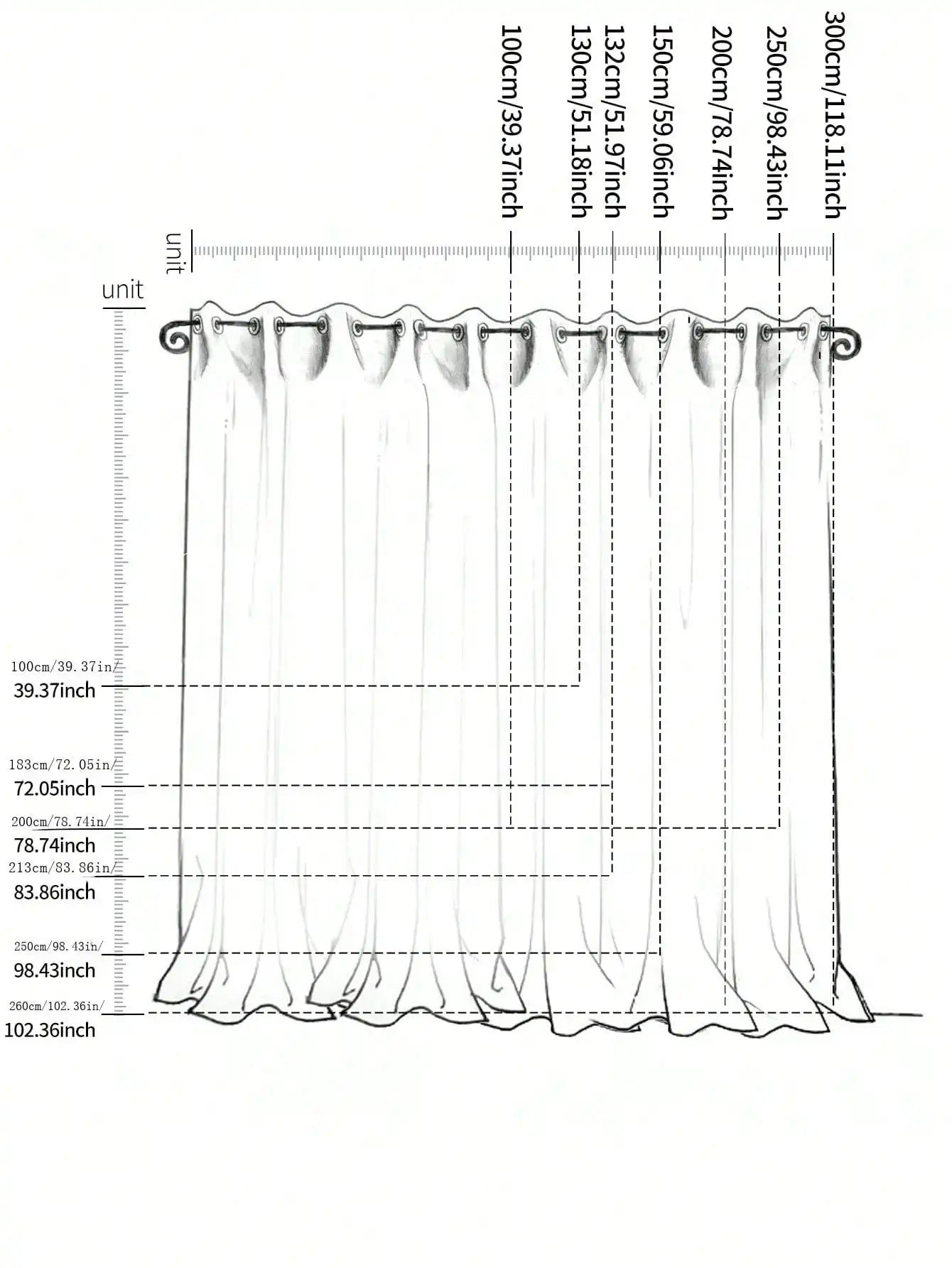 Linen-Effect Sheer Curtain Panel