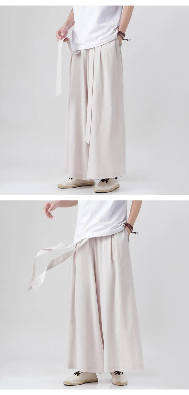 Man Japanese Kimono Pants Male Streetwear Summer
