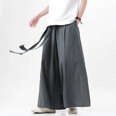 Man Japanese Kimono Pants Male Streetwear Summer