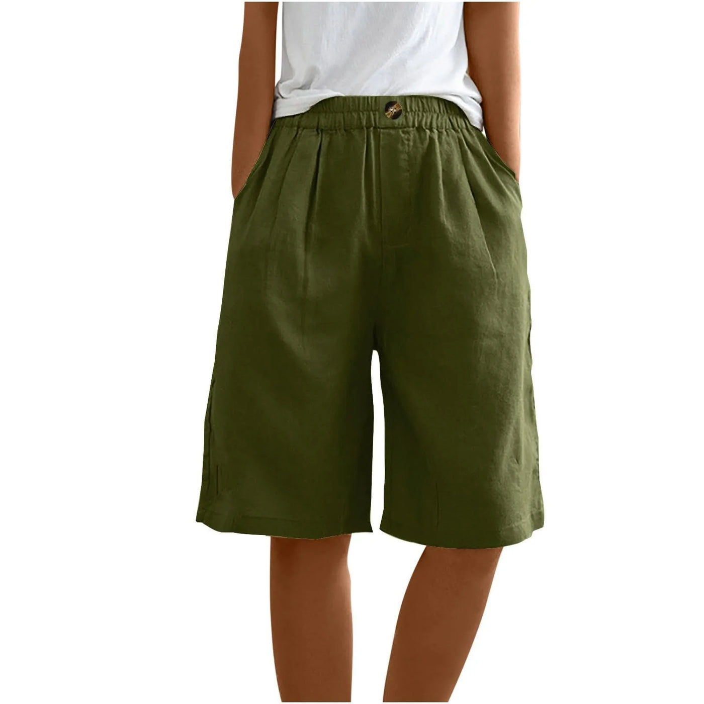 Women’s Summer Cotton-Linen Shorts
