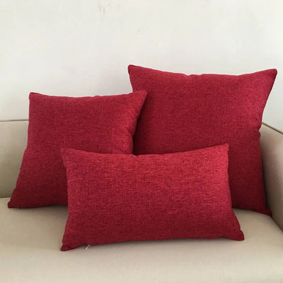 Solid Color Throw Pillow Cover