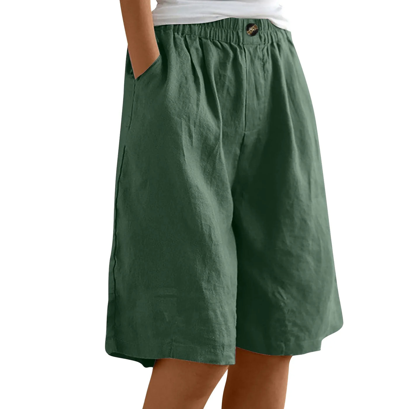Women’s Summer Cotton-Linen Shorts