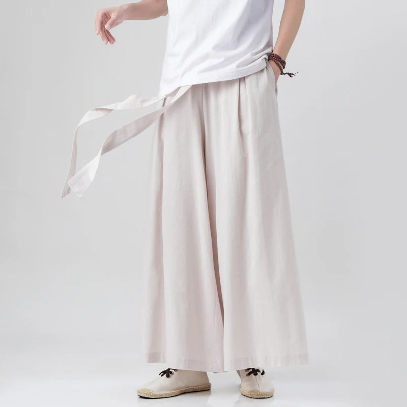 Man Japanese Kimono Pants Male Streetwear Summer