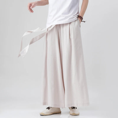 Man Japanese Kimono Pants Male Streetwear Summer