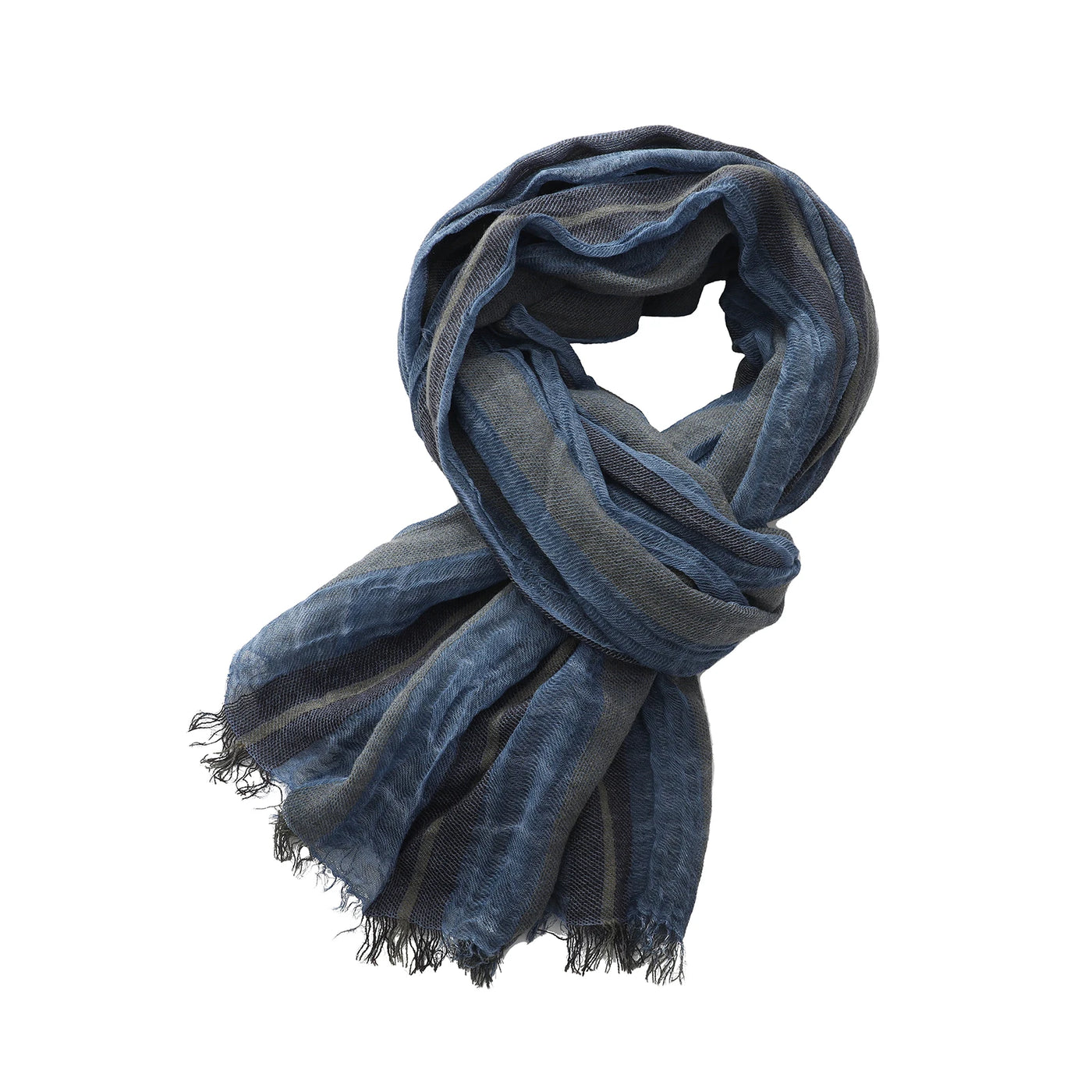 Autumn Winter Men Scarf Cotton Linen Striped Scarves Warm Neckerchief Pashmina Casual Male Accessories Bufandas Shawls