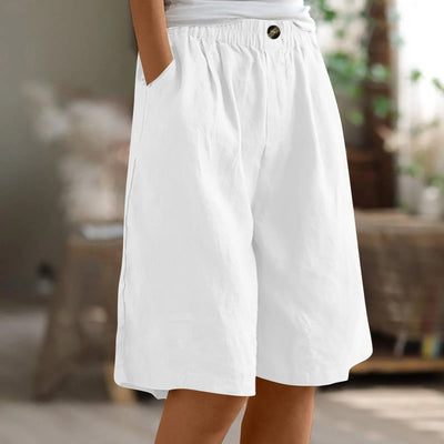 Women’s Summer Cotton-Linen Shorts