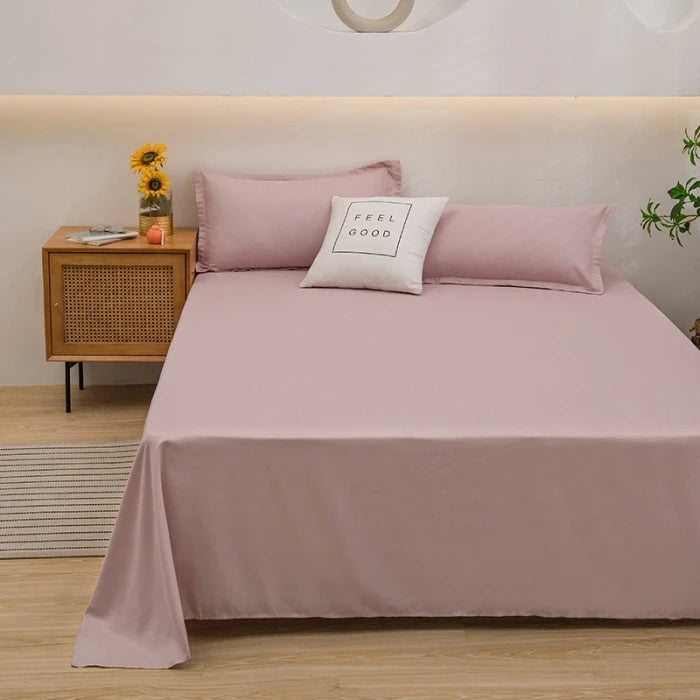 1 pc Bed Flat Sheet for Double Bed Plain Solid