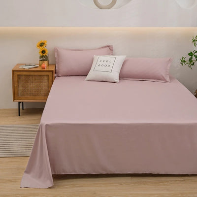 1 pc Bed Flat Sheet for Double Bed Plain Solid