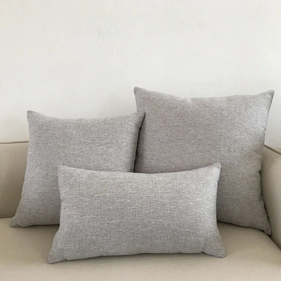Solid Color Throw Pillow Cover