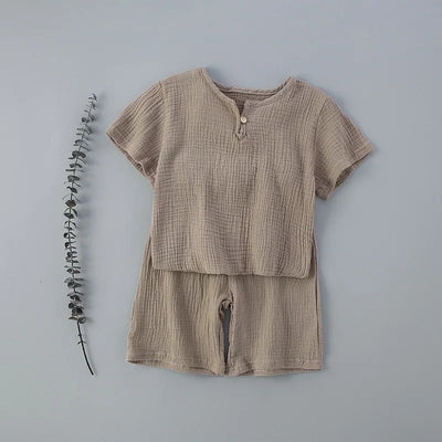 Summer Children's Clothing Set for 0-7Y unisex