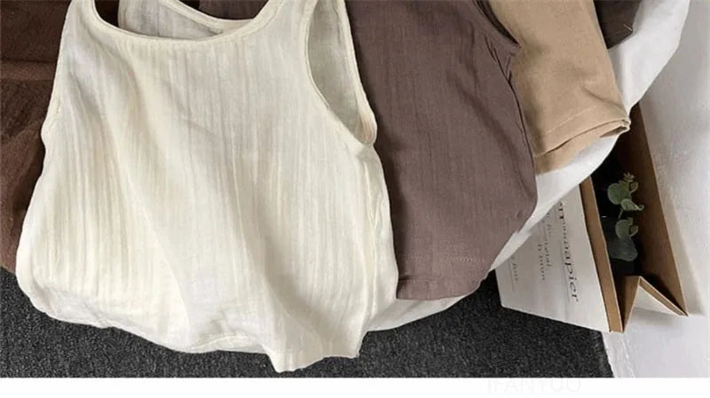 2025 Summer New Children Sleeveless