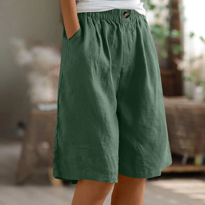Women’s Summer Cotton-Linen Shorts