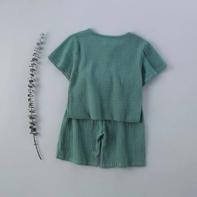 Summer Children's Clothing Set for 0-7Y unisex