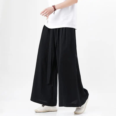 Man Japanese Kimono Pants Male Streetwear Summer