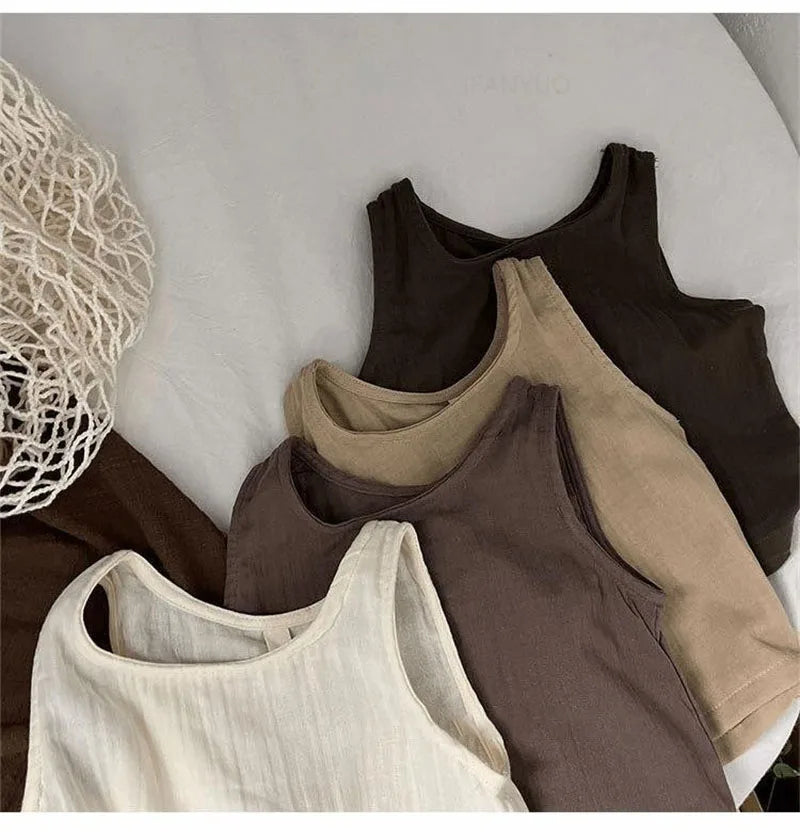 2025 Summer New Children Sleeveless