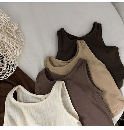 2025 Summer New Children Sleeveless
