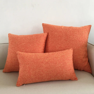 Solid Color Throw Pillow Cover