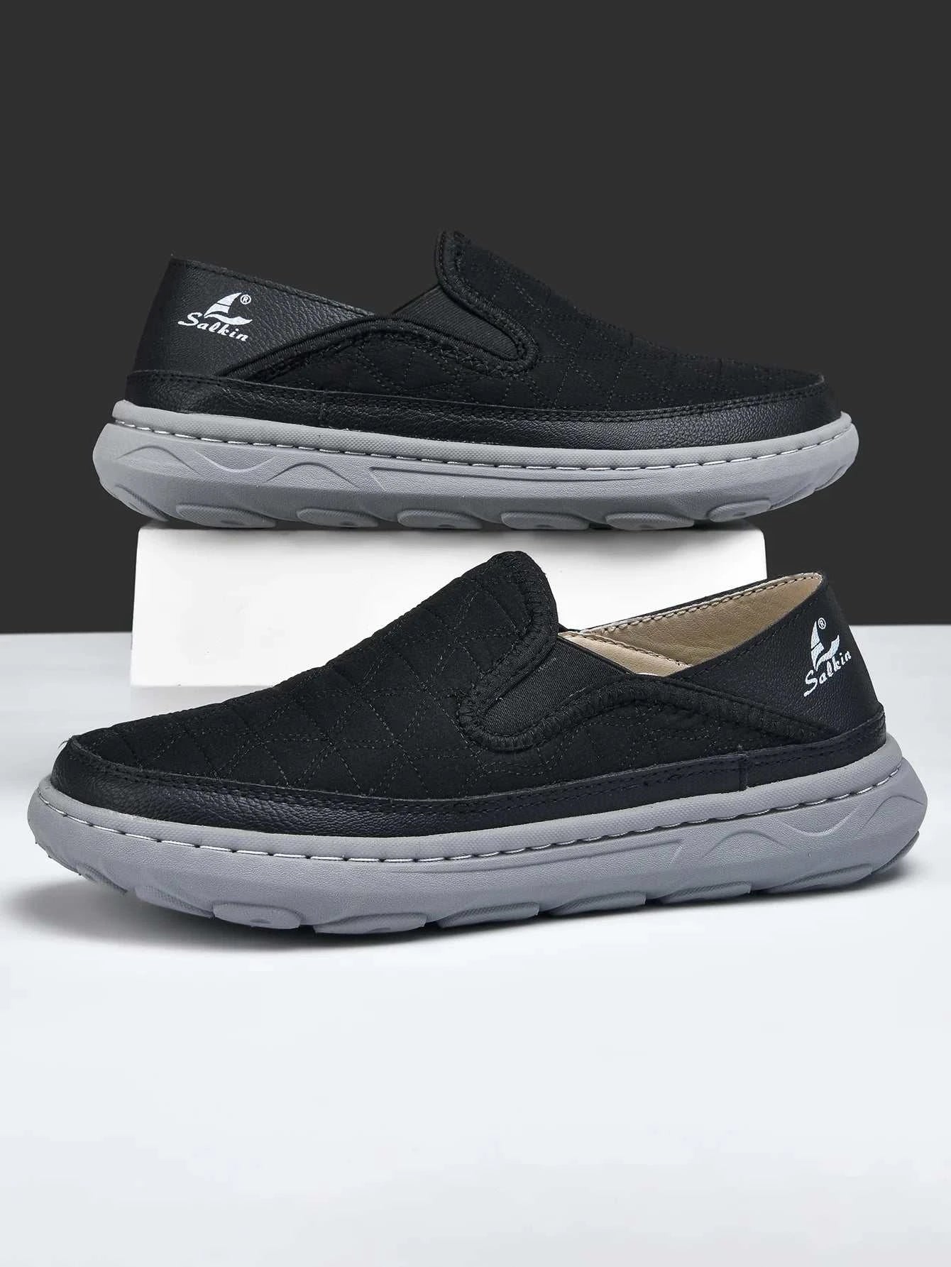 Spring Men’s Breathable Sneakers Lightweight Slip On Casual Walking Shoes