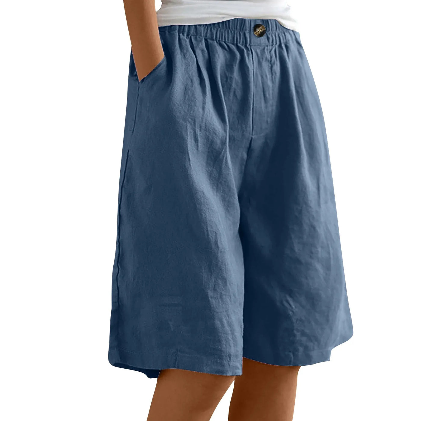 Women’s Summer Cotton-Linen Shorts