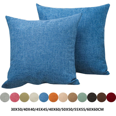 Solid Color Throw Pillow Cover