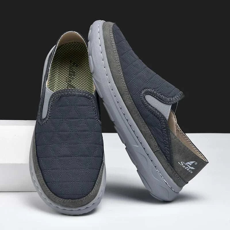 Spring Men’s Breathable Sneakers Lightweight Slip On Casual Walking Shoes