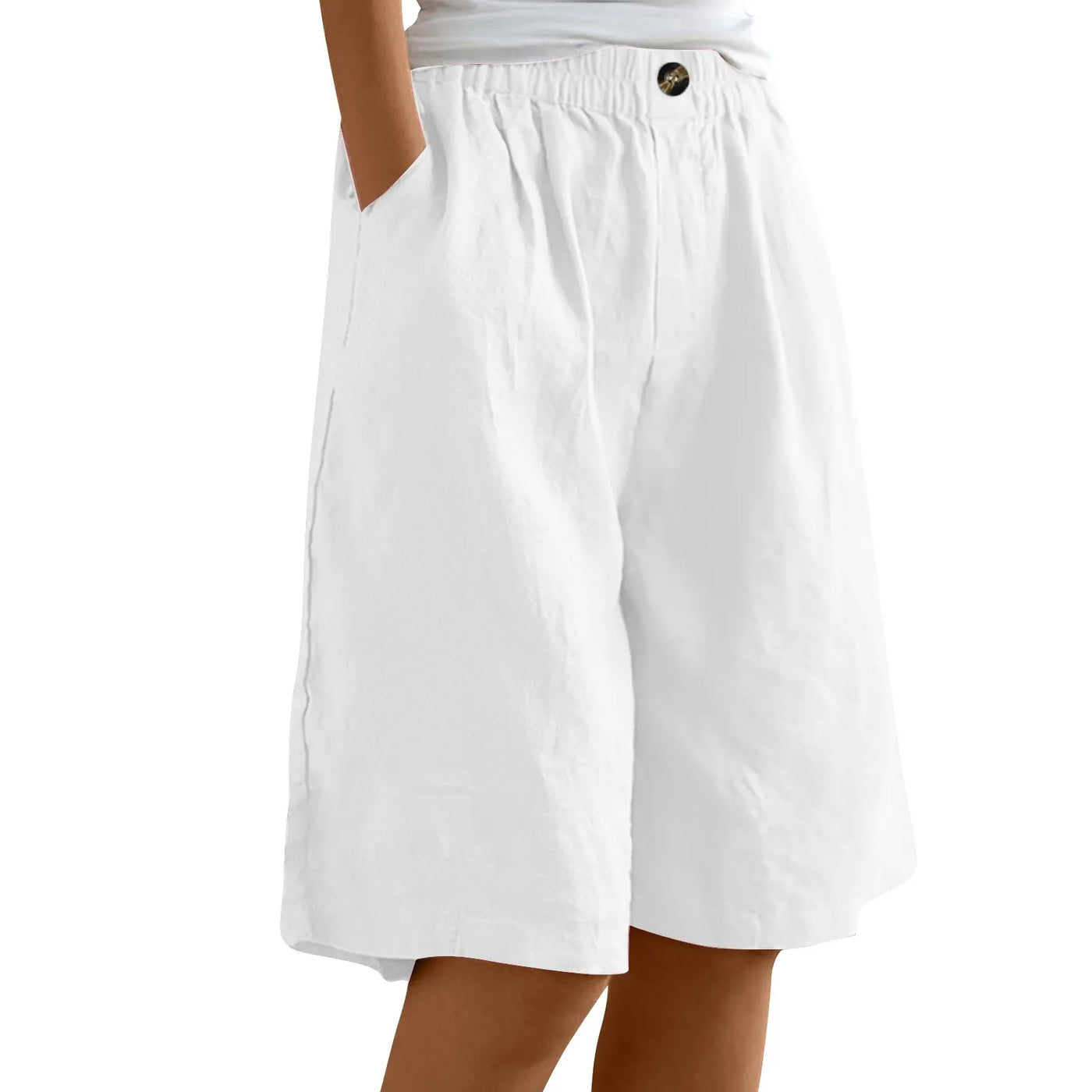 Women’s Summer Cotton-Linen Shorts