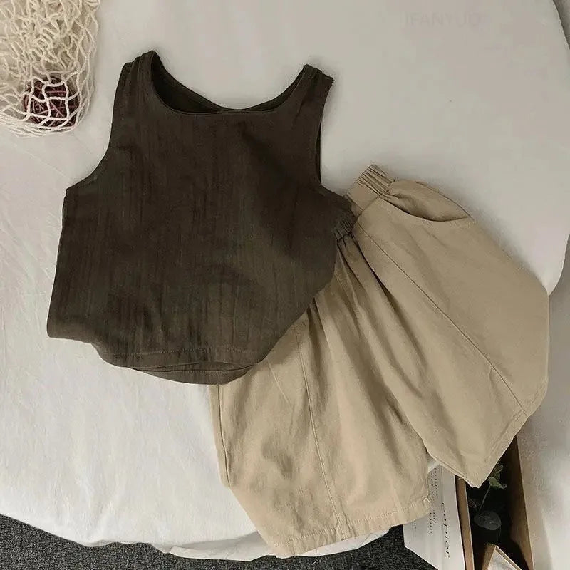 2025 Summer New Children Sleeveless