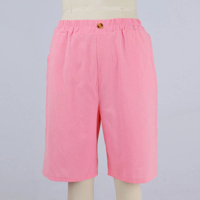 Women’s Summer Cotton-Linen Shorts