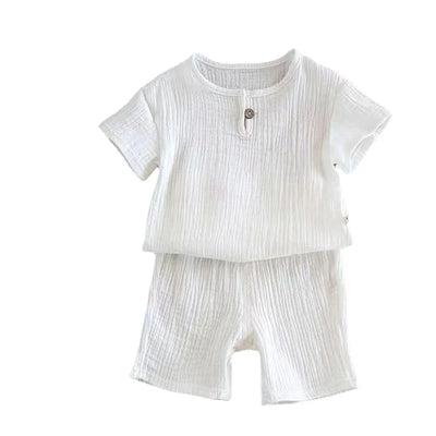 Summer Children's Clothing Set for 0-7Y unisex