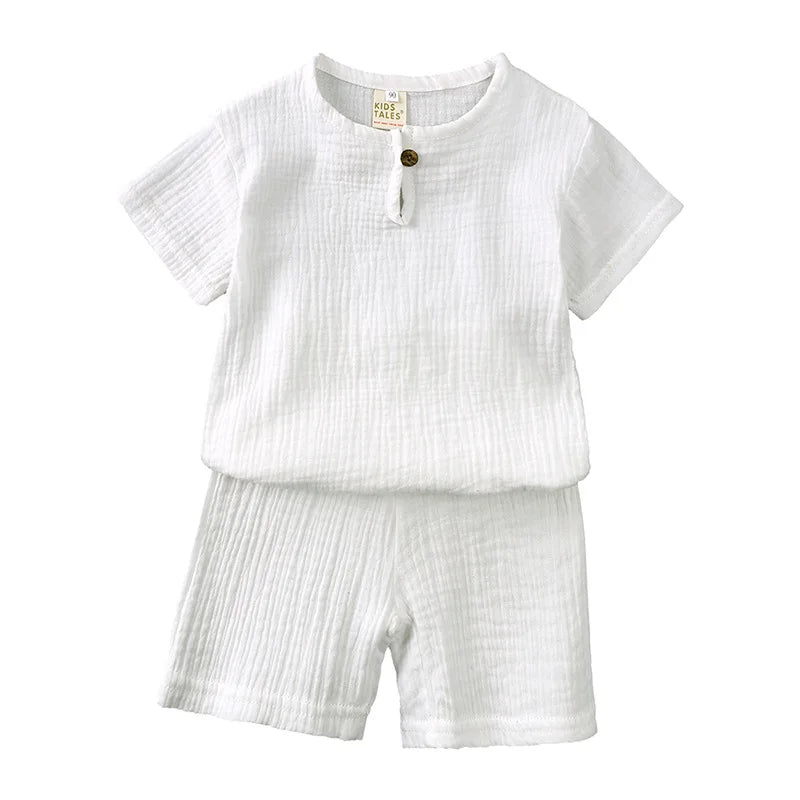 Summer Children's Clothing Set for 0-6Y unisex