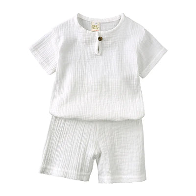 Summer Children's Clothing Set for 0-6Y unisex
