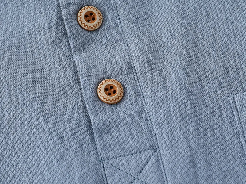 Short Sleeve Polo Shirt for Children Casual Mandarin