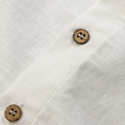 Boys Cotton And Linen Short-Sleeved