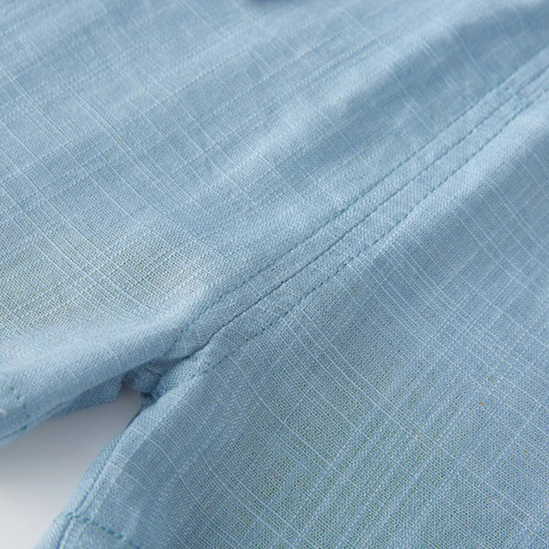 Children's Cotton And Linen Trousers