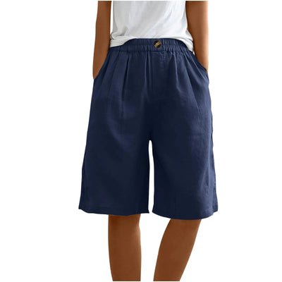 Women’s Summer Cotton-Linen Shorts