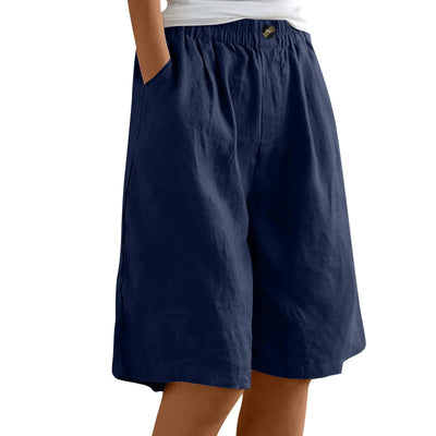Women’s Summer Cotton-Linen Shorts