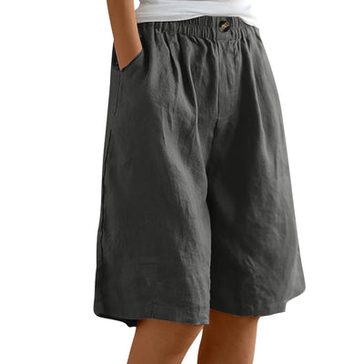 Women’s Summer Cotton-Linen Shorts