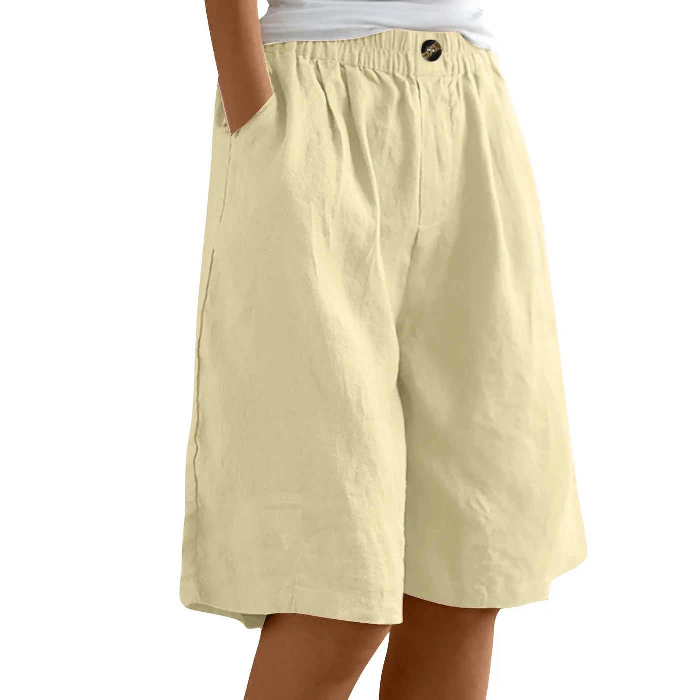 Women’s Summer Cotton-Linen Shorts