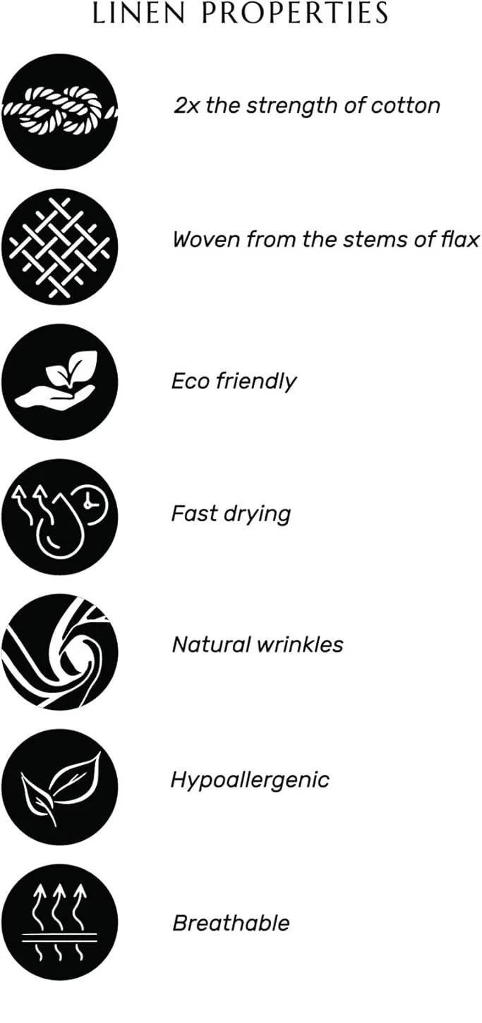 Linen-Effect Table Runner Waterproof