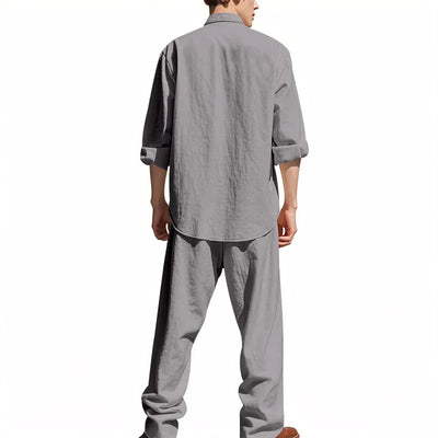 2025 American Four Seasons Linen Men's Casual Suit