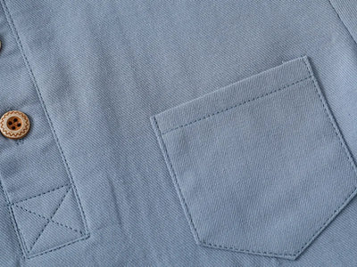 Short Sleeve Polo Shirt for Children Casual Mandarin