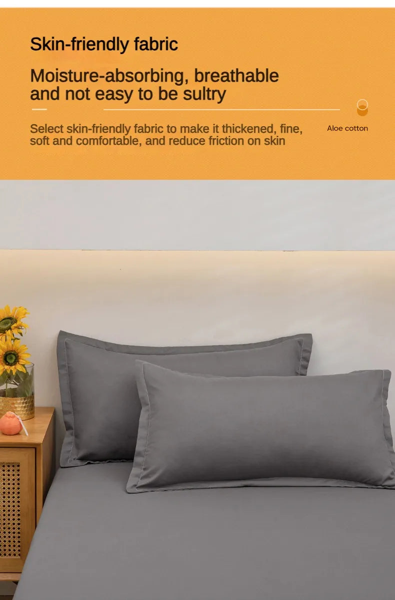 1 pc Bed Flat Sheet for Double Bed Plain Solid