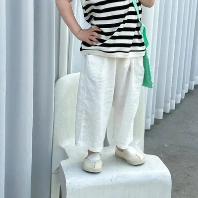 Toddler Cotton Linen Trousers