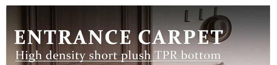 Home Entrance Rug Soft & Non-Slip Design