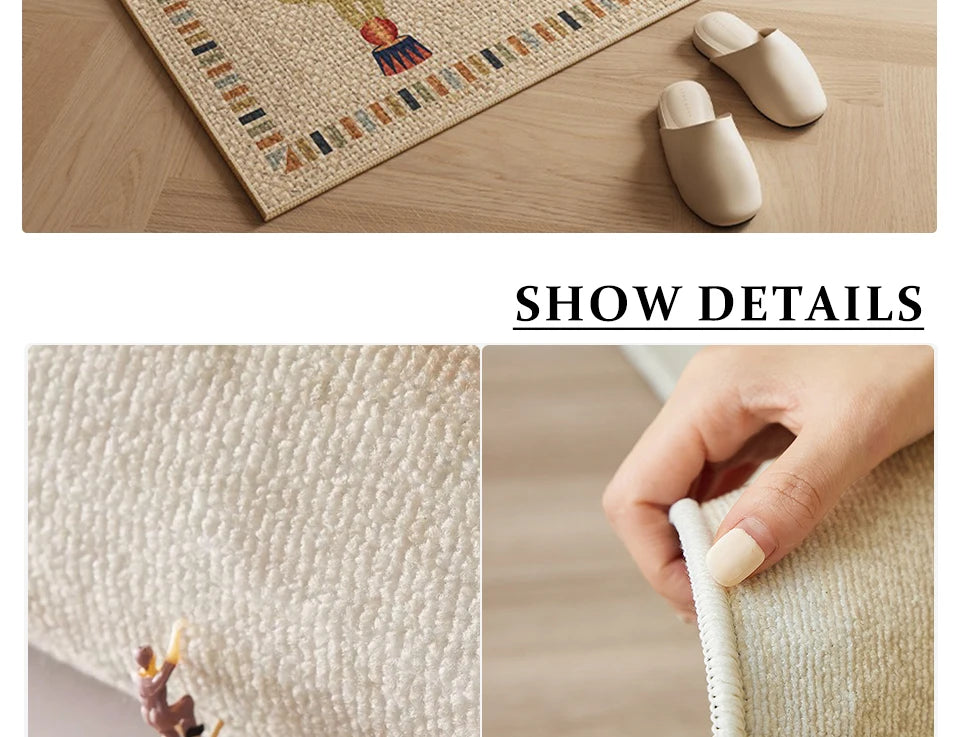 Home Entrance Rug Soft & Non-Slip Design