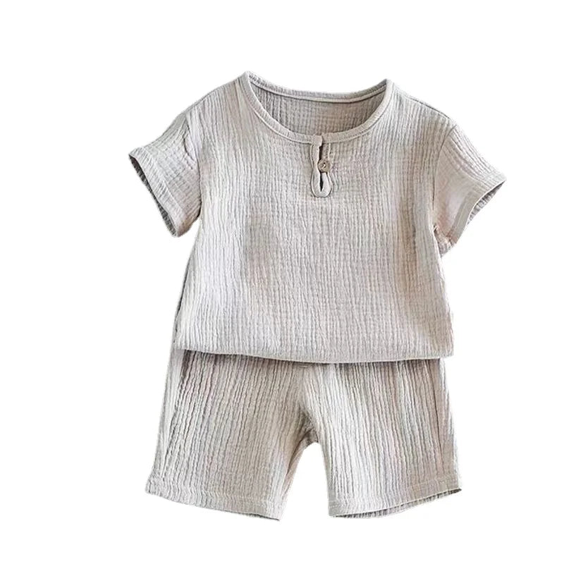 Summer Children's Clothing Set for 0-7Y unisex