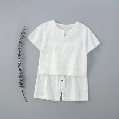 Summer Children's Clothing Set for 0-7Y unisex