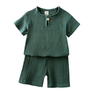 Summer Children's Clothing Set for 0-6Y unisex