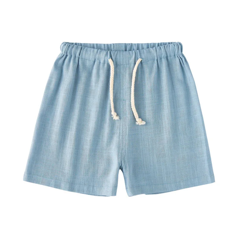 Children's Cotton And Linen Trousers